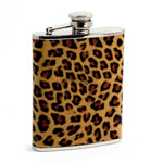 BeyBerk International - 6 oz. Stainless Steel "Leopard" Pattern Flask