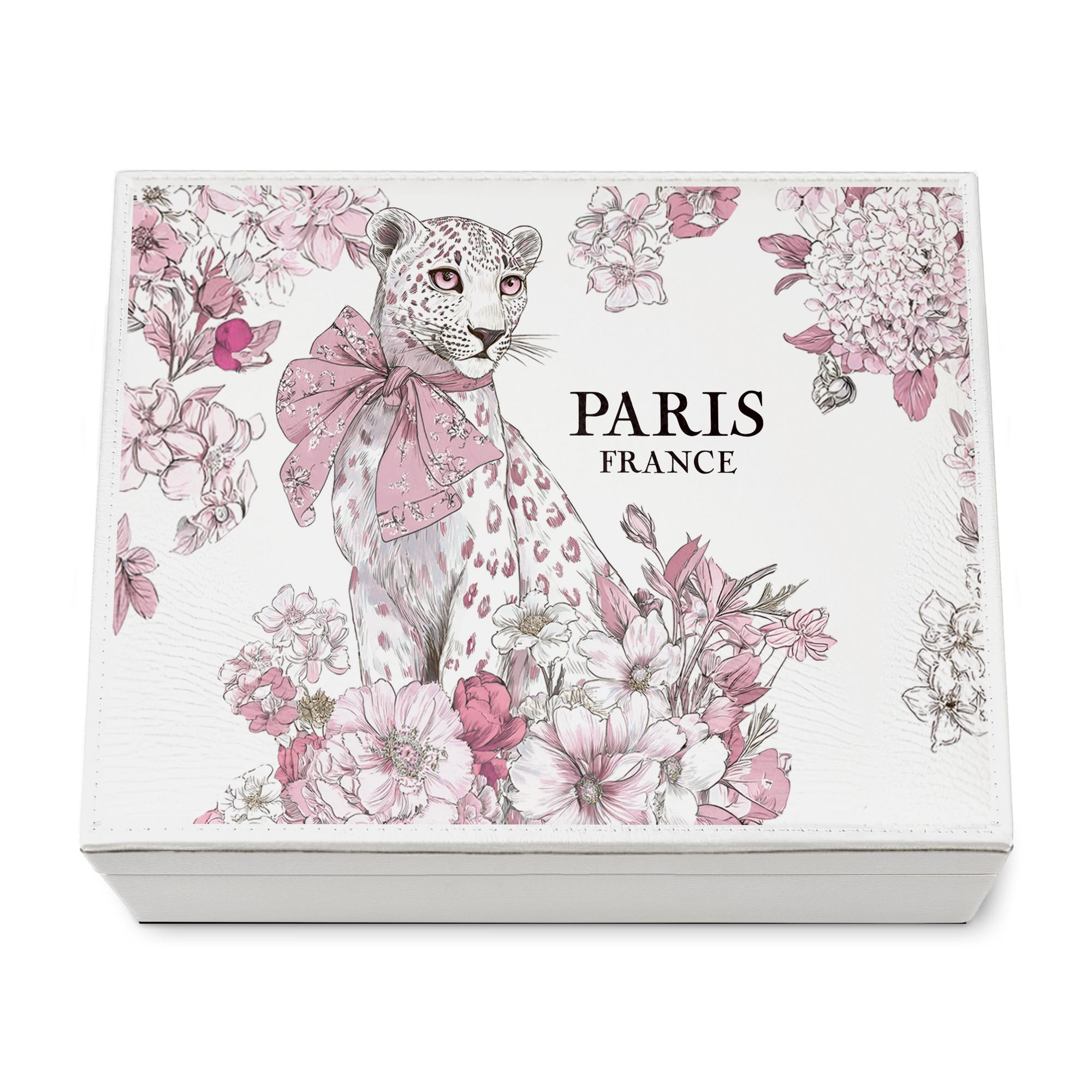Toss Designs - Large Jewelry Box- Pink Leopard