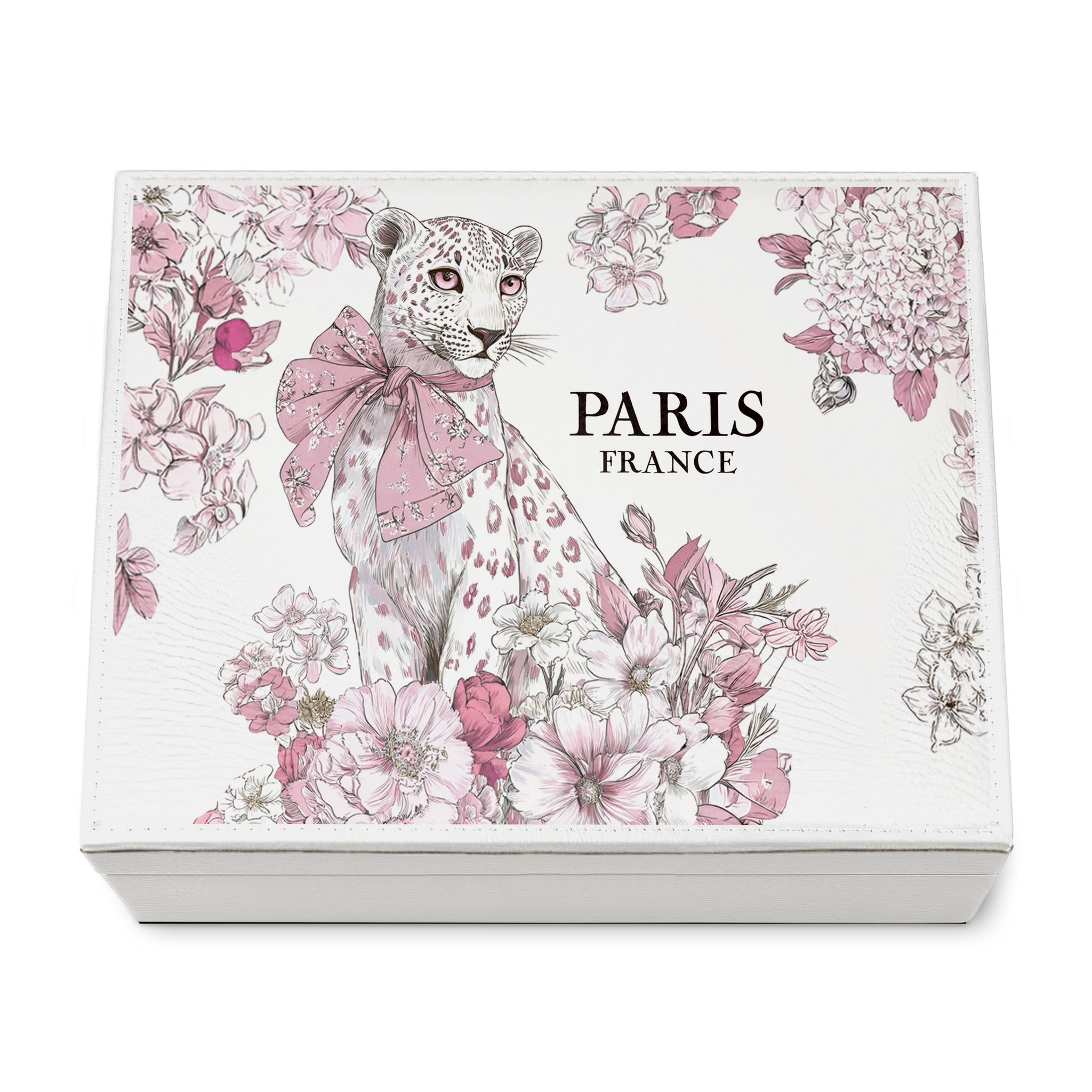 Toss Designs - Large Jewelry Box- Pink Leopard