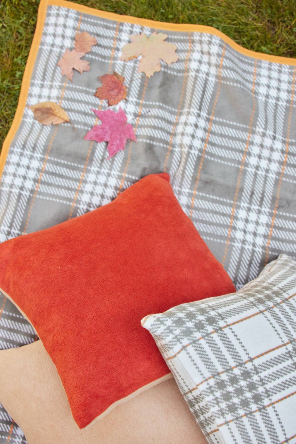 ChappyWrap - Contrast Solid Begonia Throw Pillow Covers