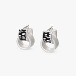 Brackish Abigail Two-Piece Hoop Silver