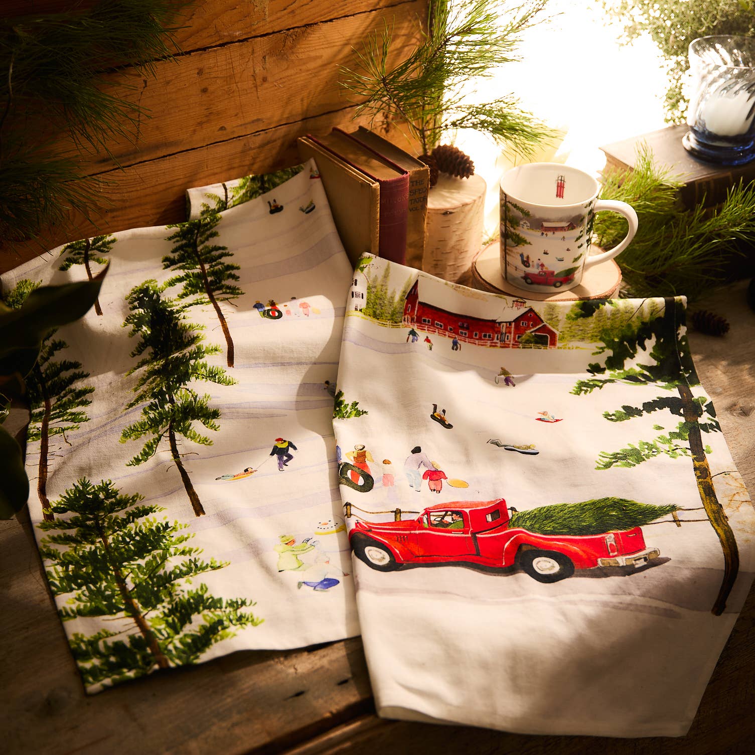Caskata - Caskata X Felix Doolittle Winter Wonderland Kitchen Towels