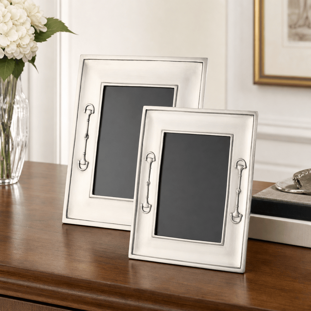 Equestrian Bit Pewter Photo Frame 5x7
