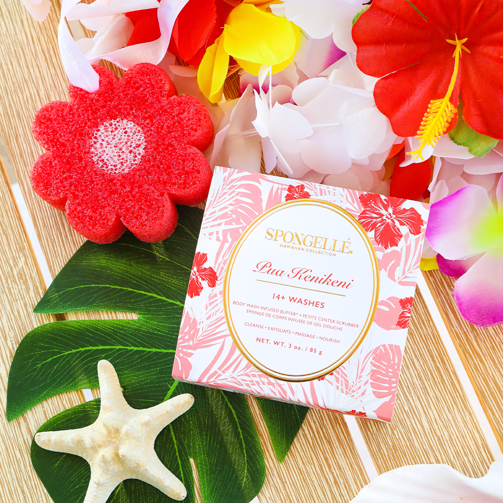 Spongellé - Pua Kenikeni Body Buffer | Hawaiian Collection