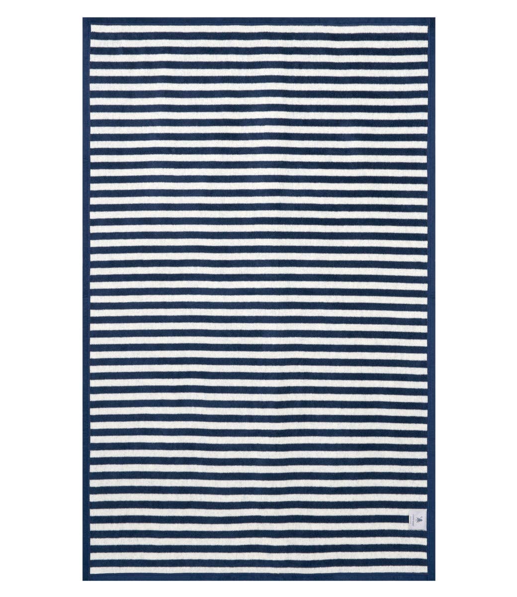 ChappyWrap - Sideline Stripe Navy Midi Blanket