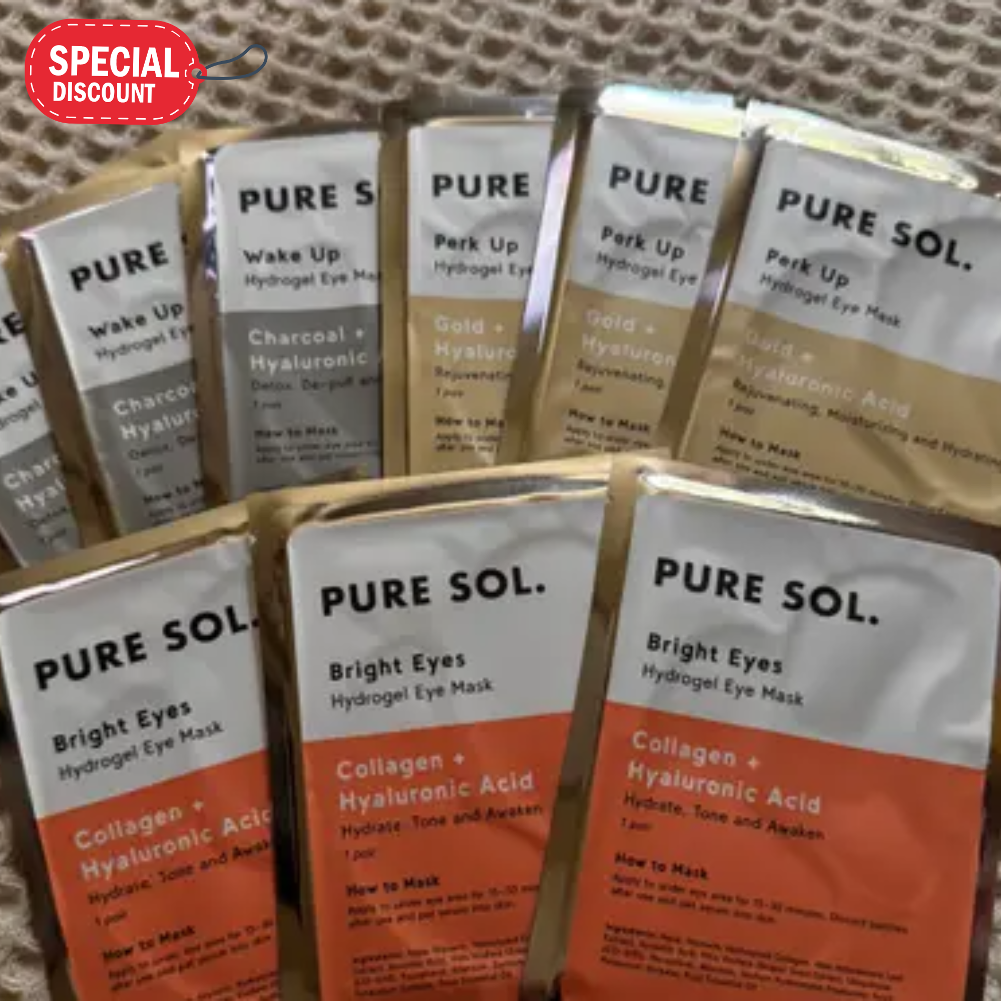 PURE SOL. Eye Mask (Sold Individually)