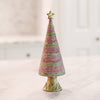 Dekorasyon Gifts  Decor - Bon Bon Cone Tree w/Star (Pink Rainbow)
