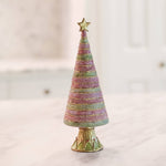 Dekorasyon Gifts  Decor - Bon Bon Cone Tree w/Star (Pink Rainbow)