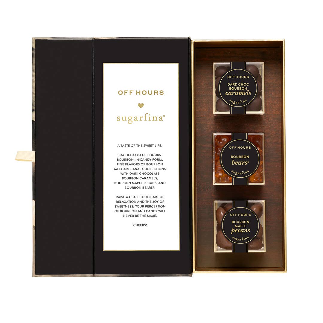 Sugarfina - The Bourbon Collection 3pc Bento Box (Off Hours Bourbon)
