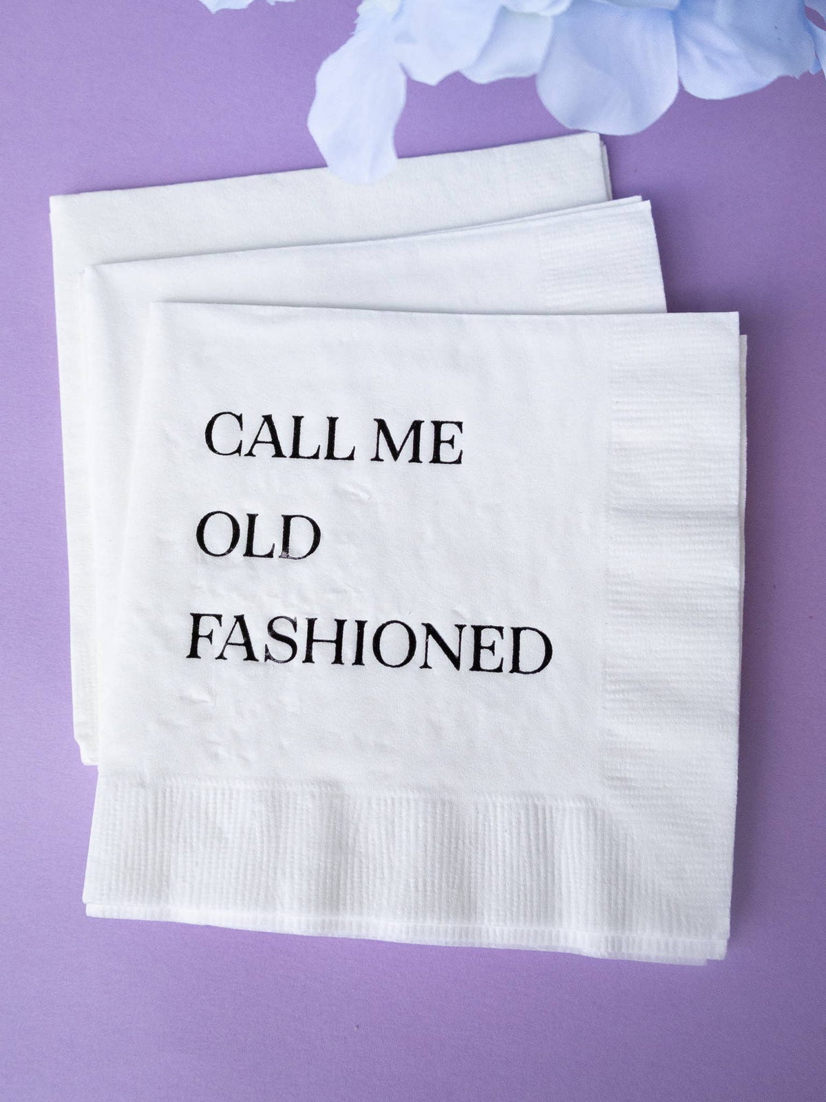 Katherine Designs & Co. - Call me Old Fashioned Cocktail Napkins, mens gift, impulse