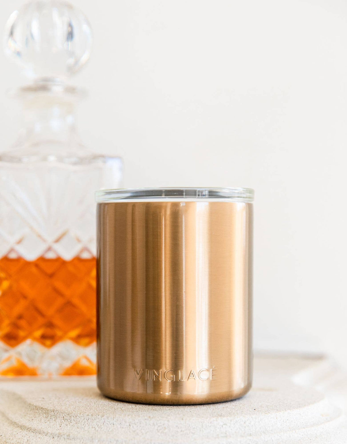 Vinglacé - Copper Glass Lined Whiskey Low Ball