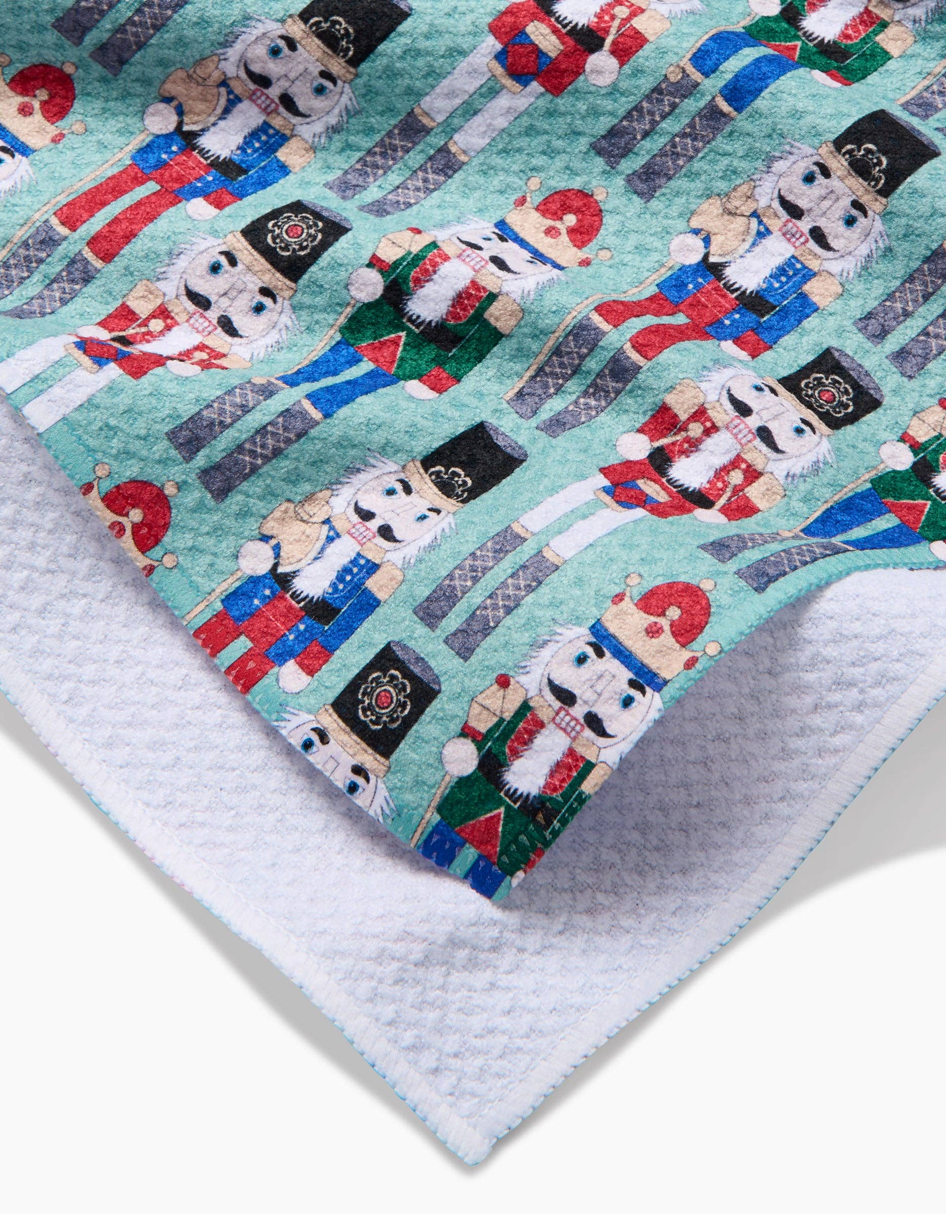 Geometry - Nuts Cracking Tea Towel