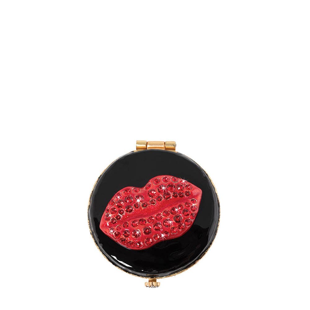 Jay Strongwater - Monroe Lip Compact Black & Red