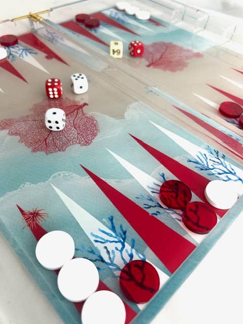 Maven Home - Game - Backgammon - Coral