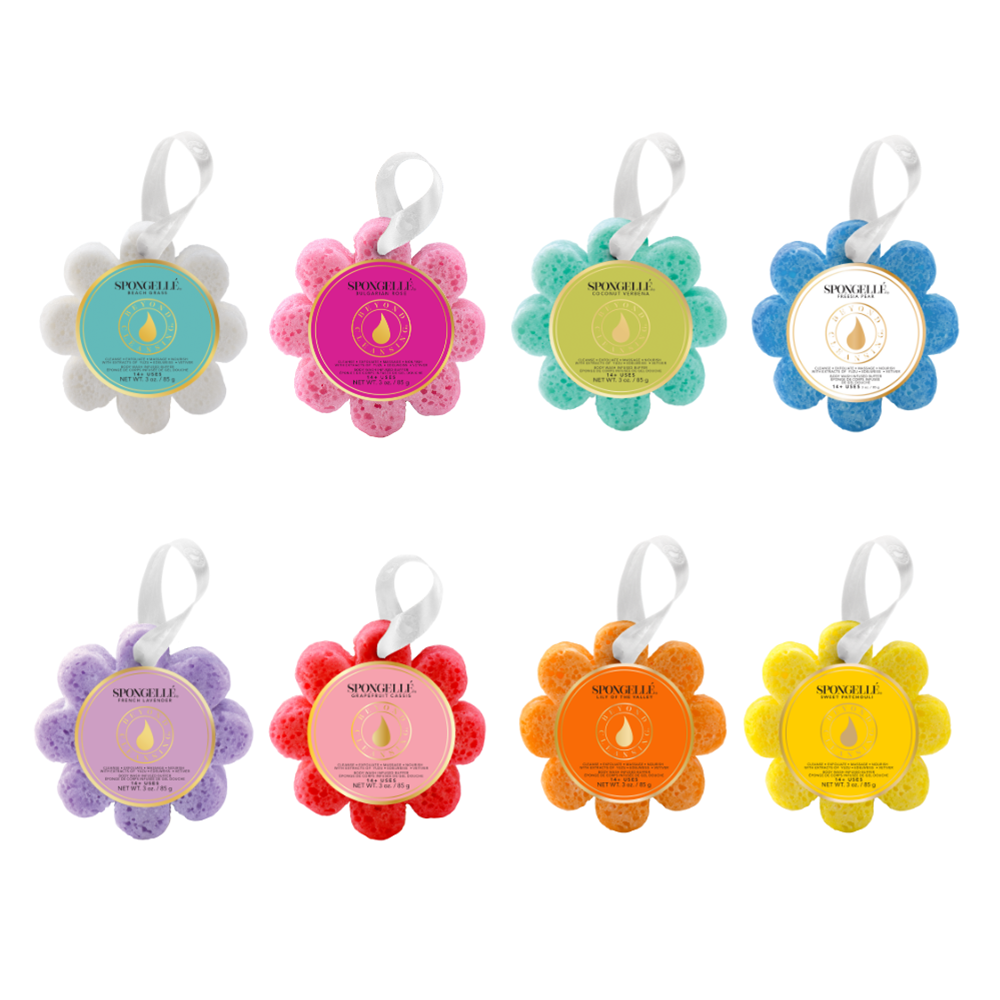 Spongellé - Wildflowers Assorted Pack | Wild Flowers  | Soap Sponges - Assorted Pack