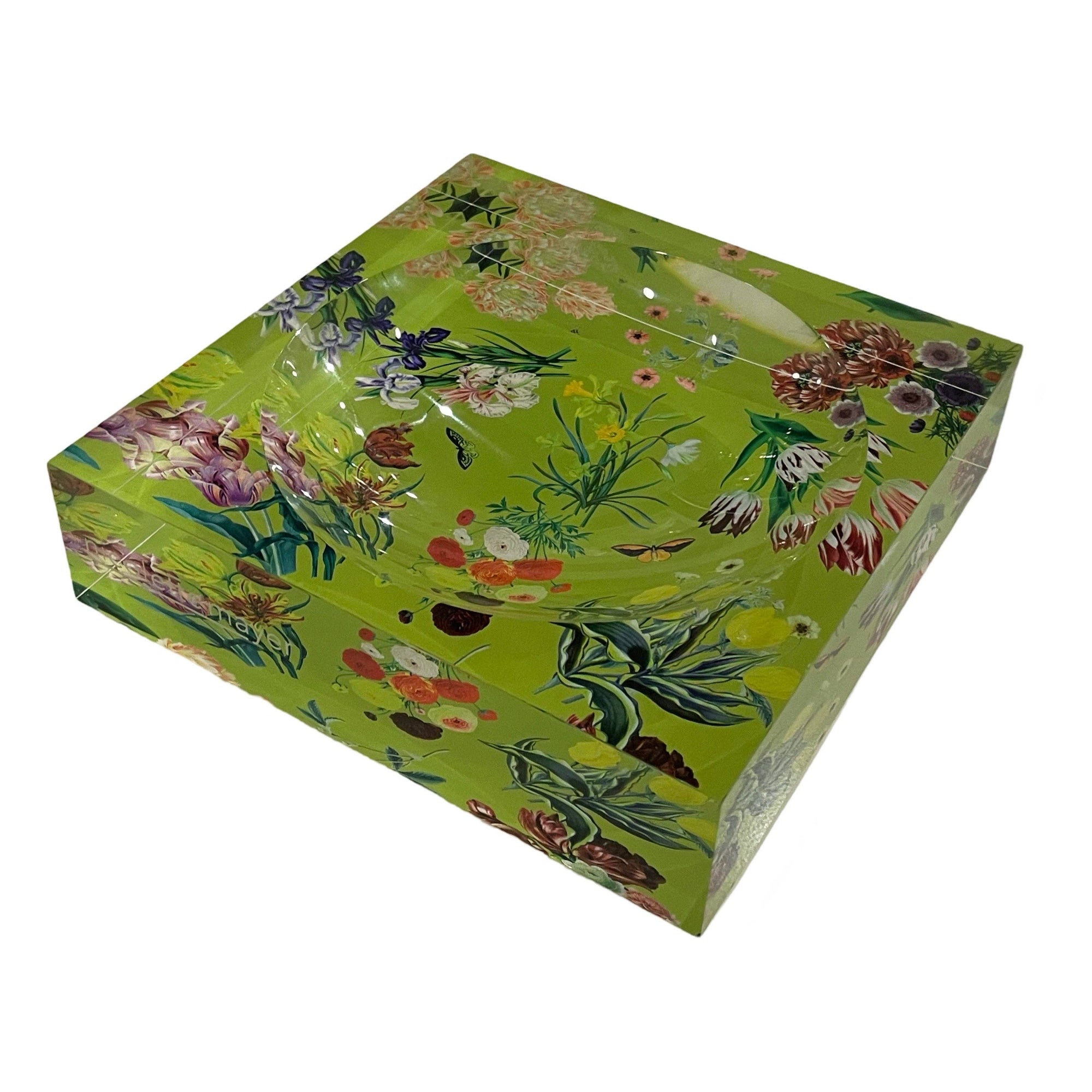 Nicolette Mayer - Flora Fauna Fontana Acrylic Candy Catchall Dish