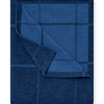 ChappyWrap - Windowpane Navy Lightweight Blanket