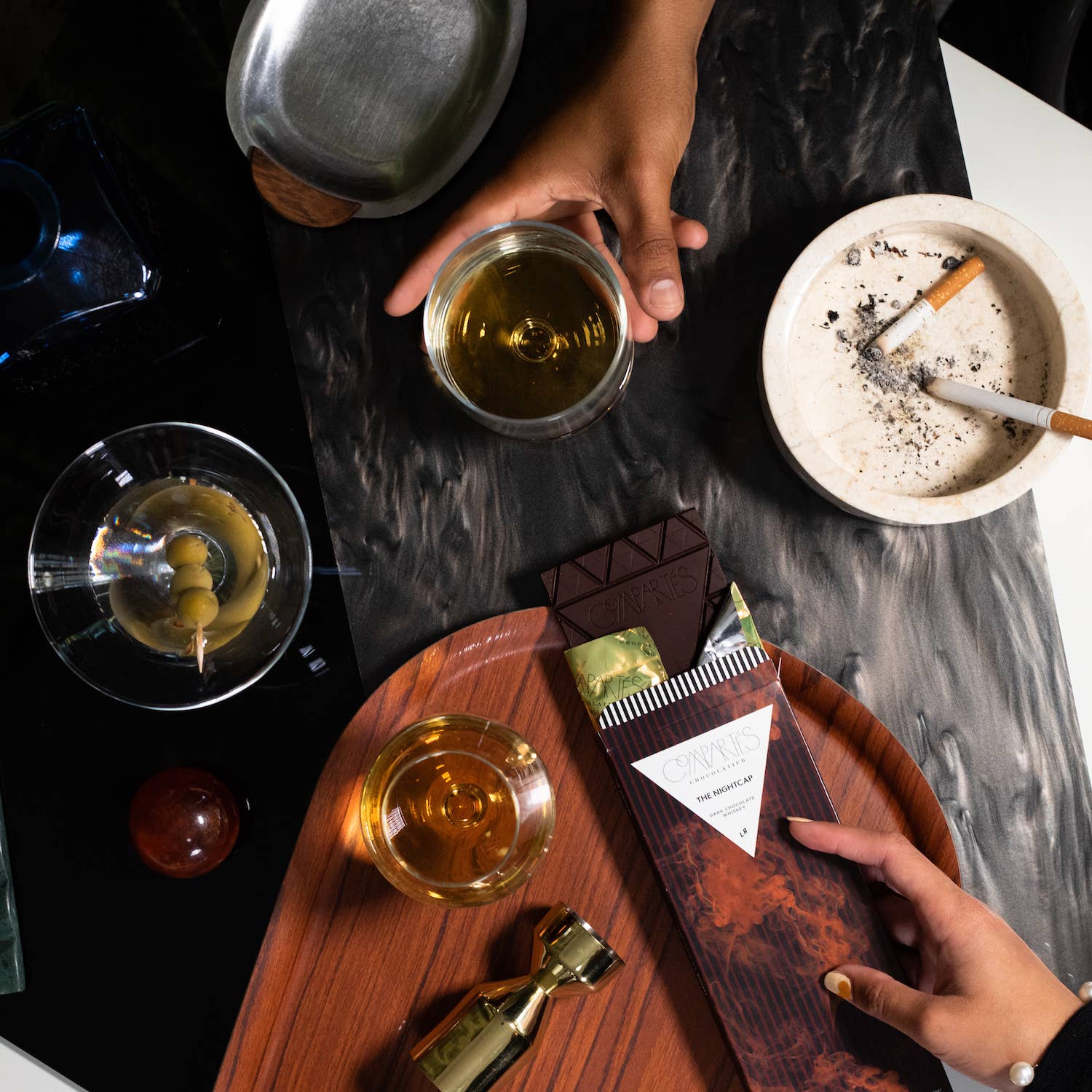 Compartes Chocolate - Nightcap Whisky Dark Chocolate Bar