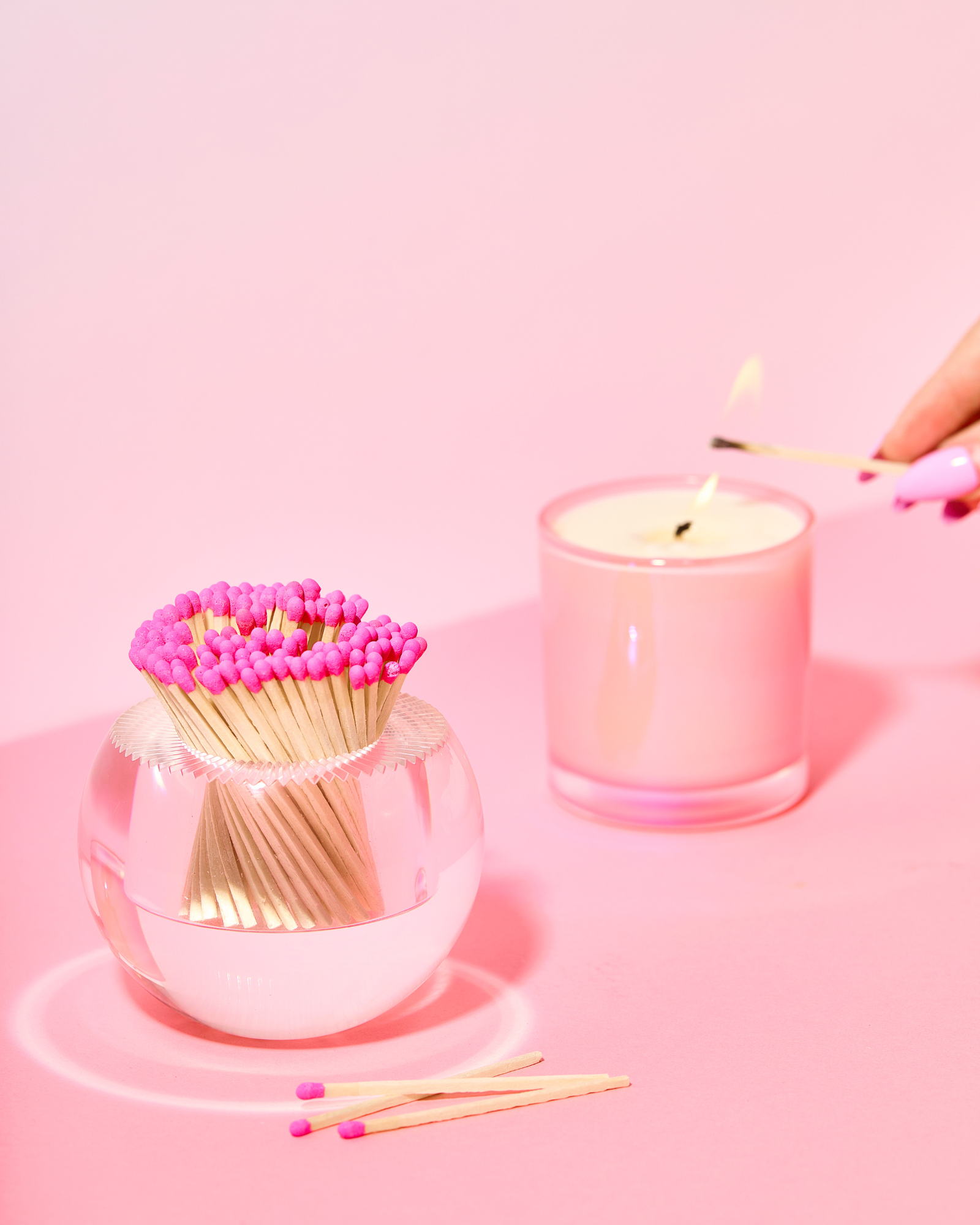 Tart By Taylor - Round Match Striker - Hot Pink Matches