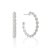 Capucine De Wulf Berry Medium Hoop Earrings ~ Silver