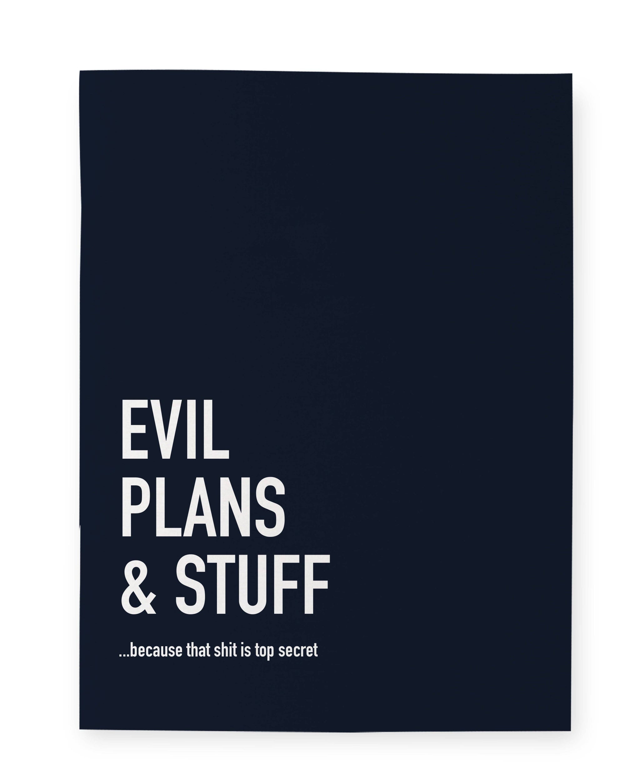 Classy Cards Creative - Evil Things Notebook