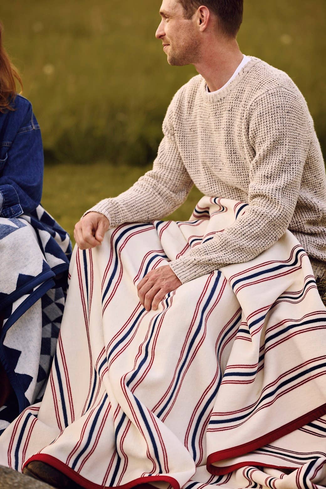 ChappyWrap - Front Porch Stripe Blanket