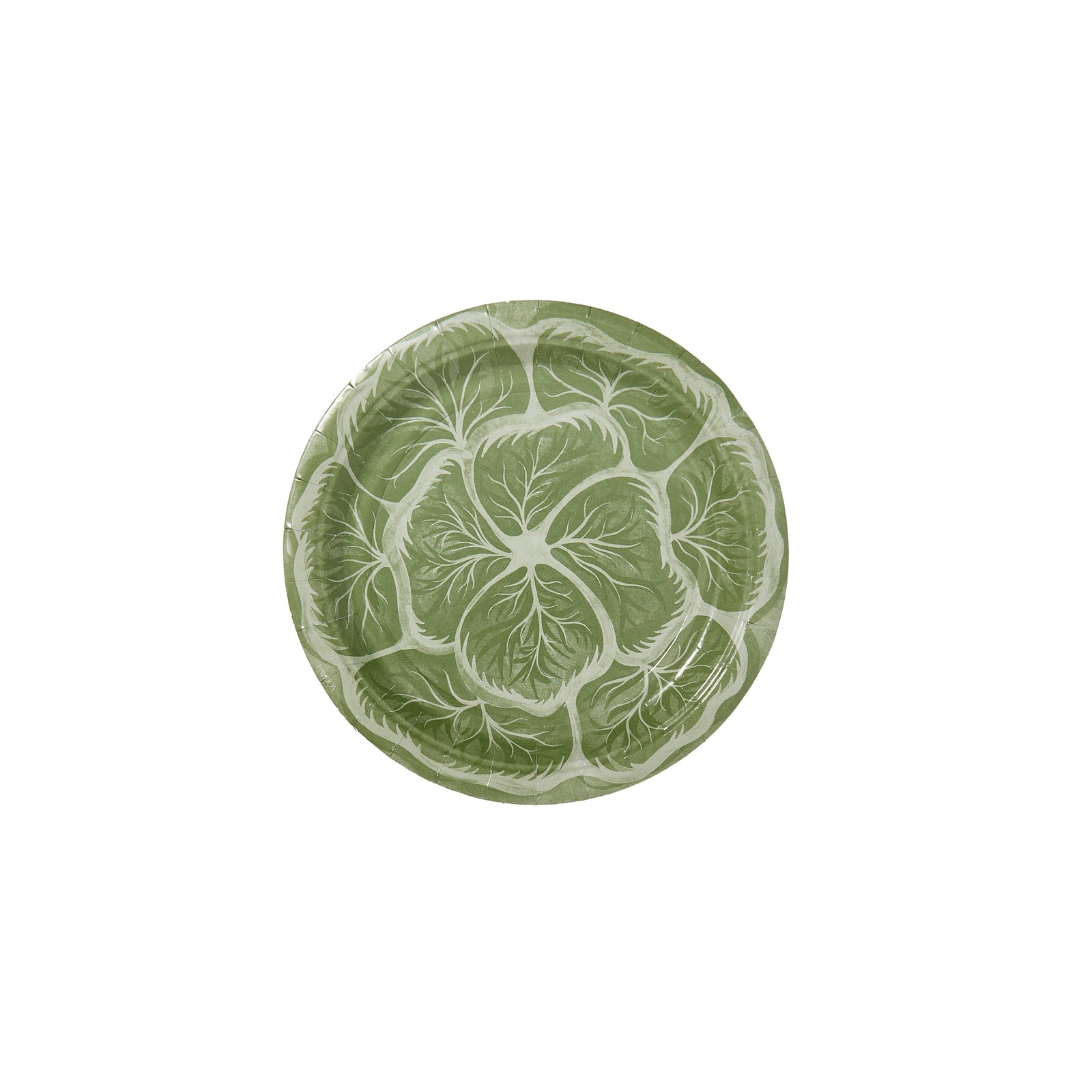 Pavilion Paper - Mini Hors D'oeuvre Cabbage Paper Plates Set of 8