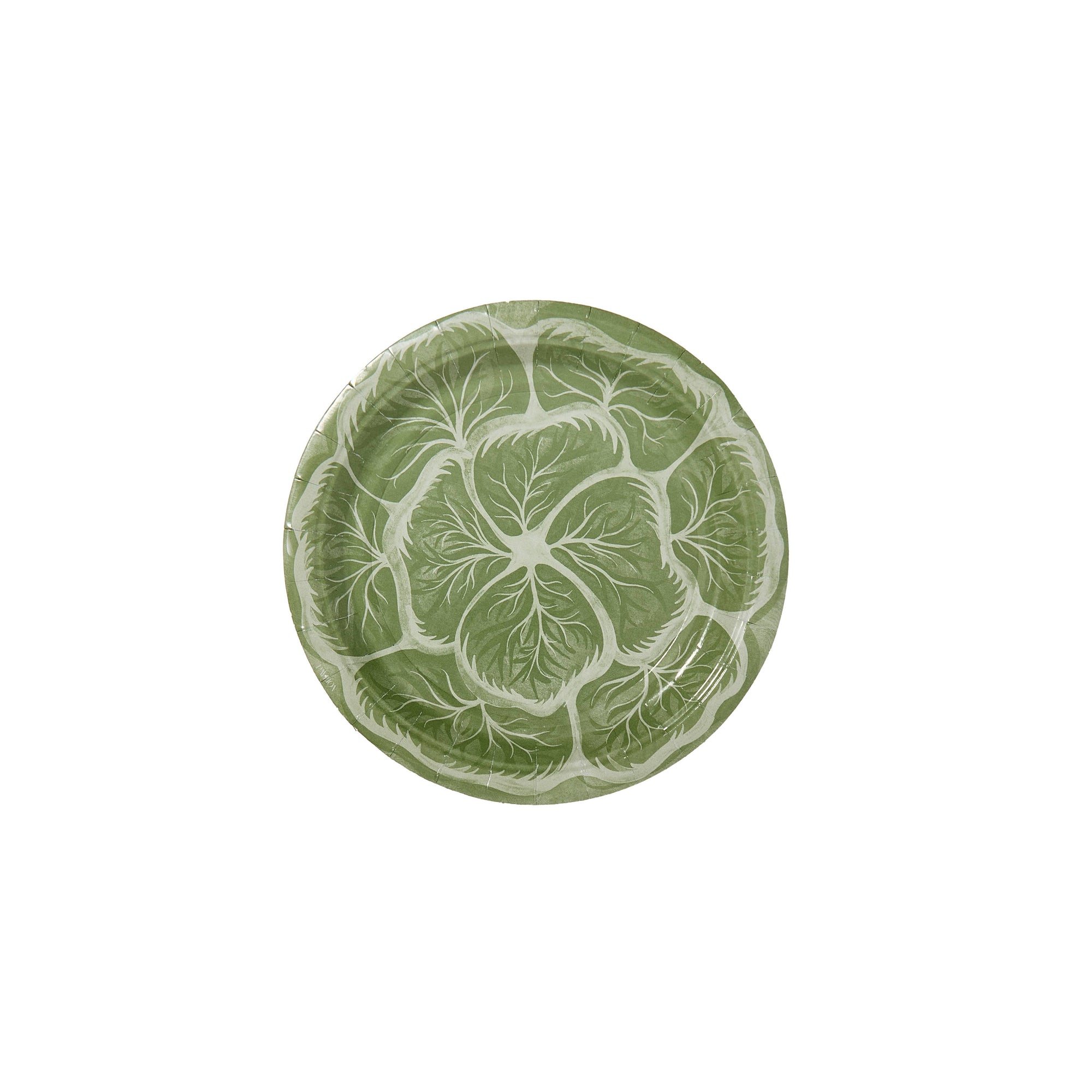 Pavilion Paper - Mini Hors D'oeuvre Cabbage Paper Plates Set of 8