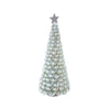 Dekorasyon Gifts  Decor - Clamrose Shell Cone Tree w/Pearls (Powder Blue)