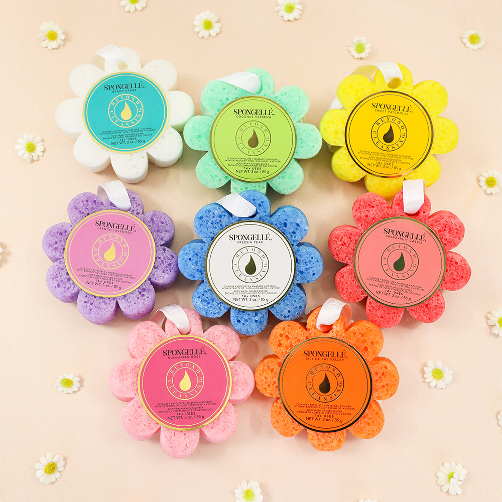 Spongellé - Wildflowers Assorted Pack | Wild Flowers  | Soap Sponges - Assorted Pack