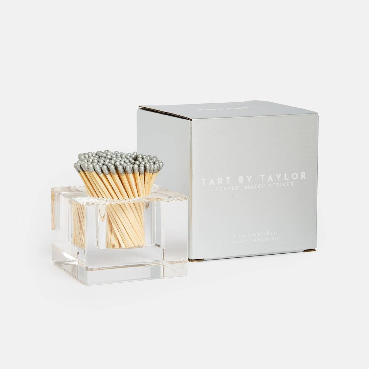 Tart By Taylor - Square Match Striker | Silver Matches