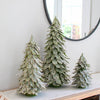 Dekorasyon Gifts  Decor - Flocked Leaf Jewel Tree (Green White Wash)