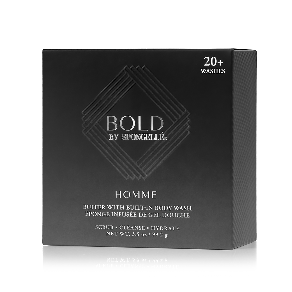 Spongellé - 20+ Men's Bold Buffer | Men's Homme Collection | Men's Gifts