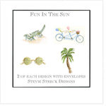 Stevie Streck Designs - Note Cards Boxed - Fun in the Sun