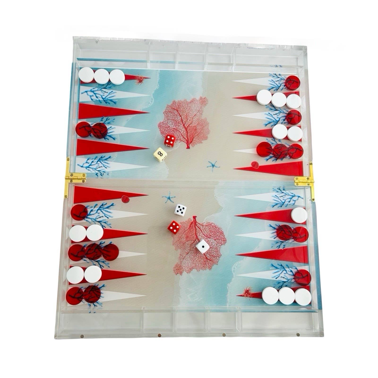 Maven Home - Game - Backgammon - Coral
