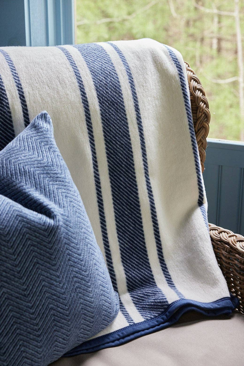 ChappyWrap Blanket - Dockside Stripe Navy