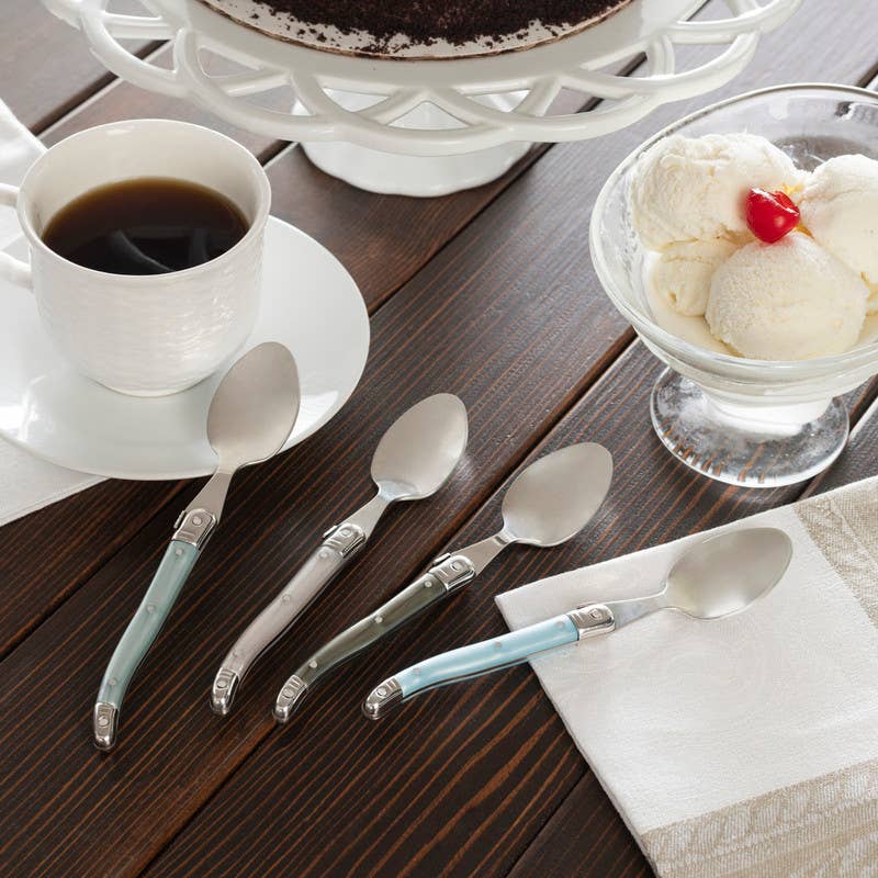 French Home - Laguiole Coffee Spoons Set of 4 - Mother of Pearl