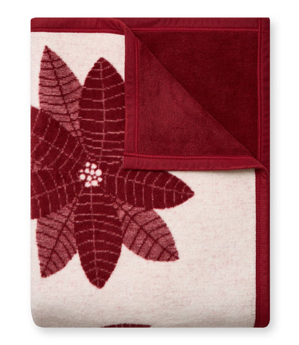 ChappyWrap - Poinsettias Blanket