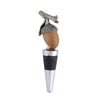 Vagabond House - Pewter  and Wood Acorn Bottle Stopper