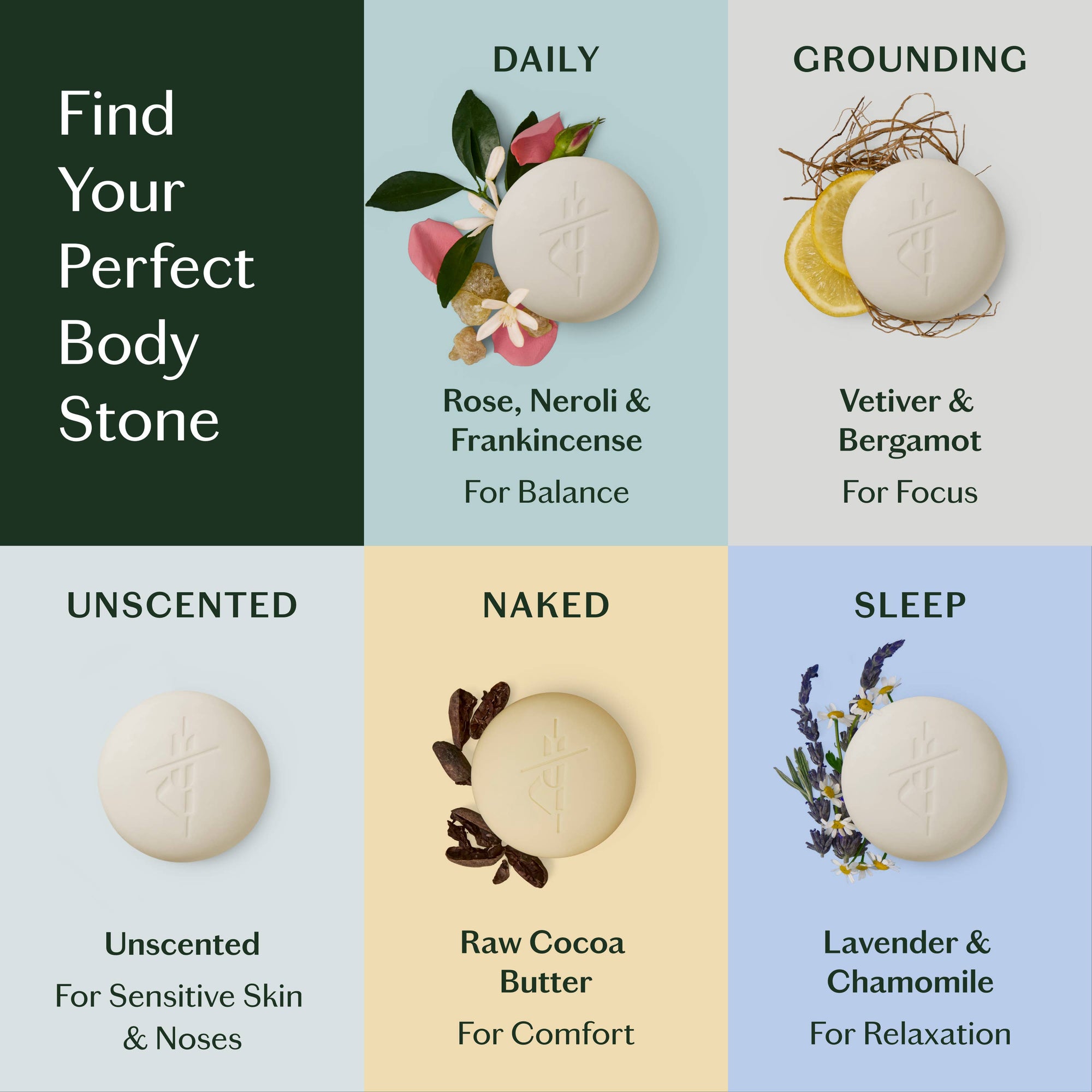 Kate McLeod - Sleep Stone | Deep Moisturizing Lotion Bar