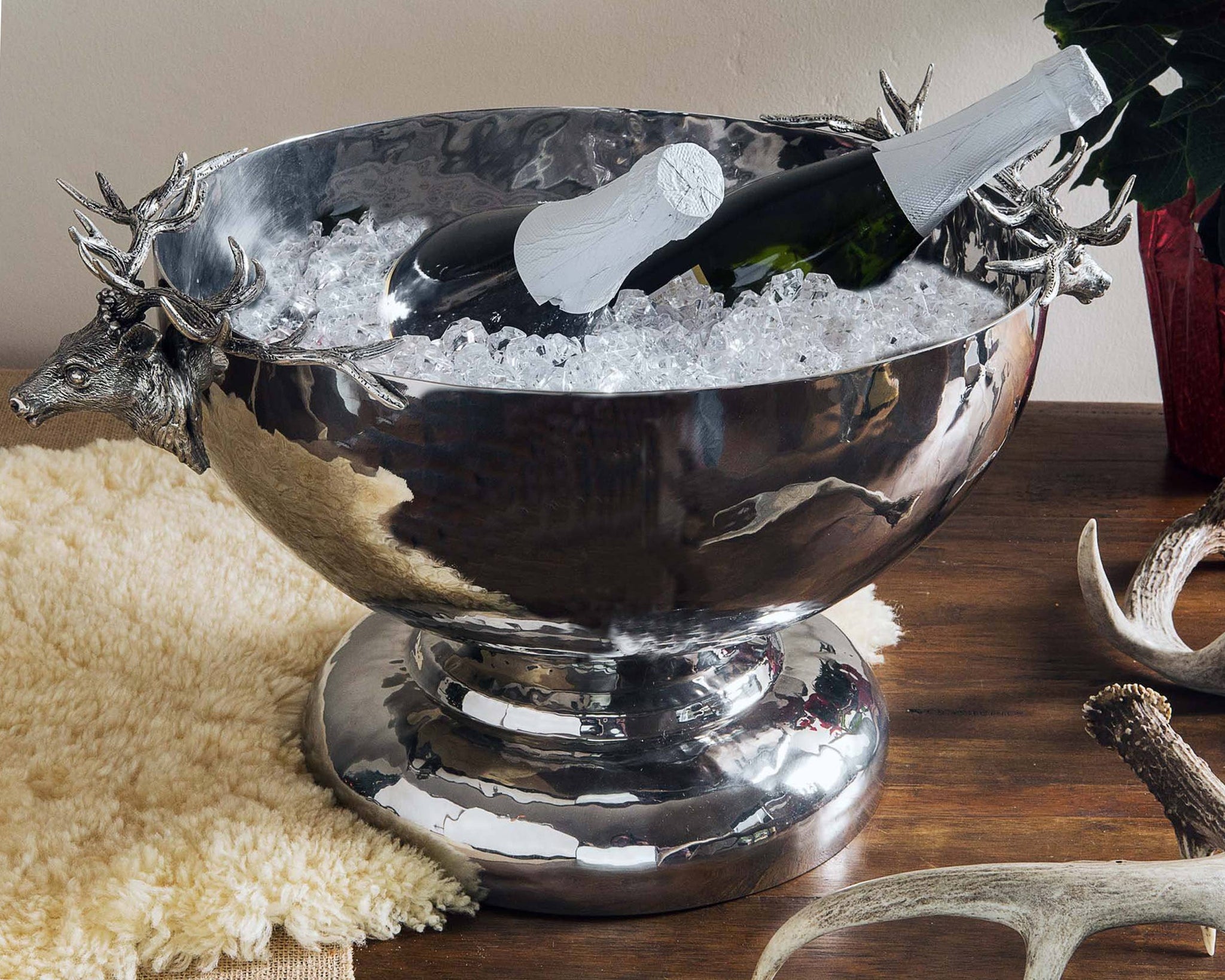 Vagabond House - Elk Head Stainless Ice Tub