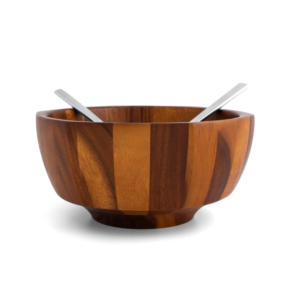 Nambe - Rivet Salad Bowl w/ Servers
