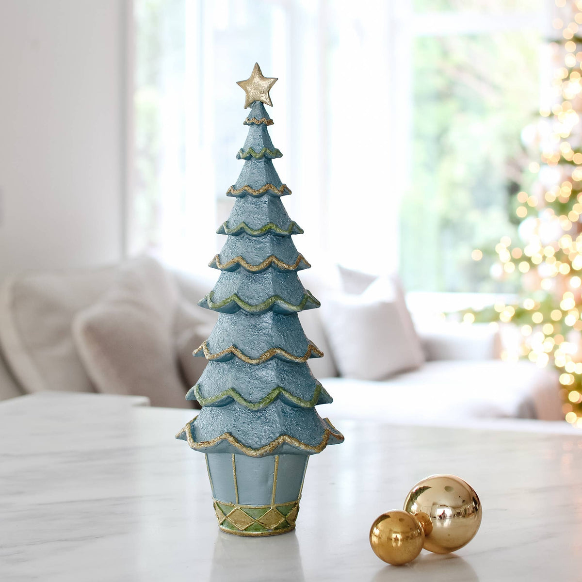 Dekorasyon Gifts  Decor - Textured Layered Neo Tree (Blue Haze)