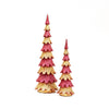 Dekorasyon Gifts  Decor - Tabletop Christmas Tree (Magenta/Gold)