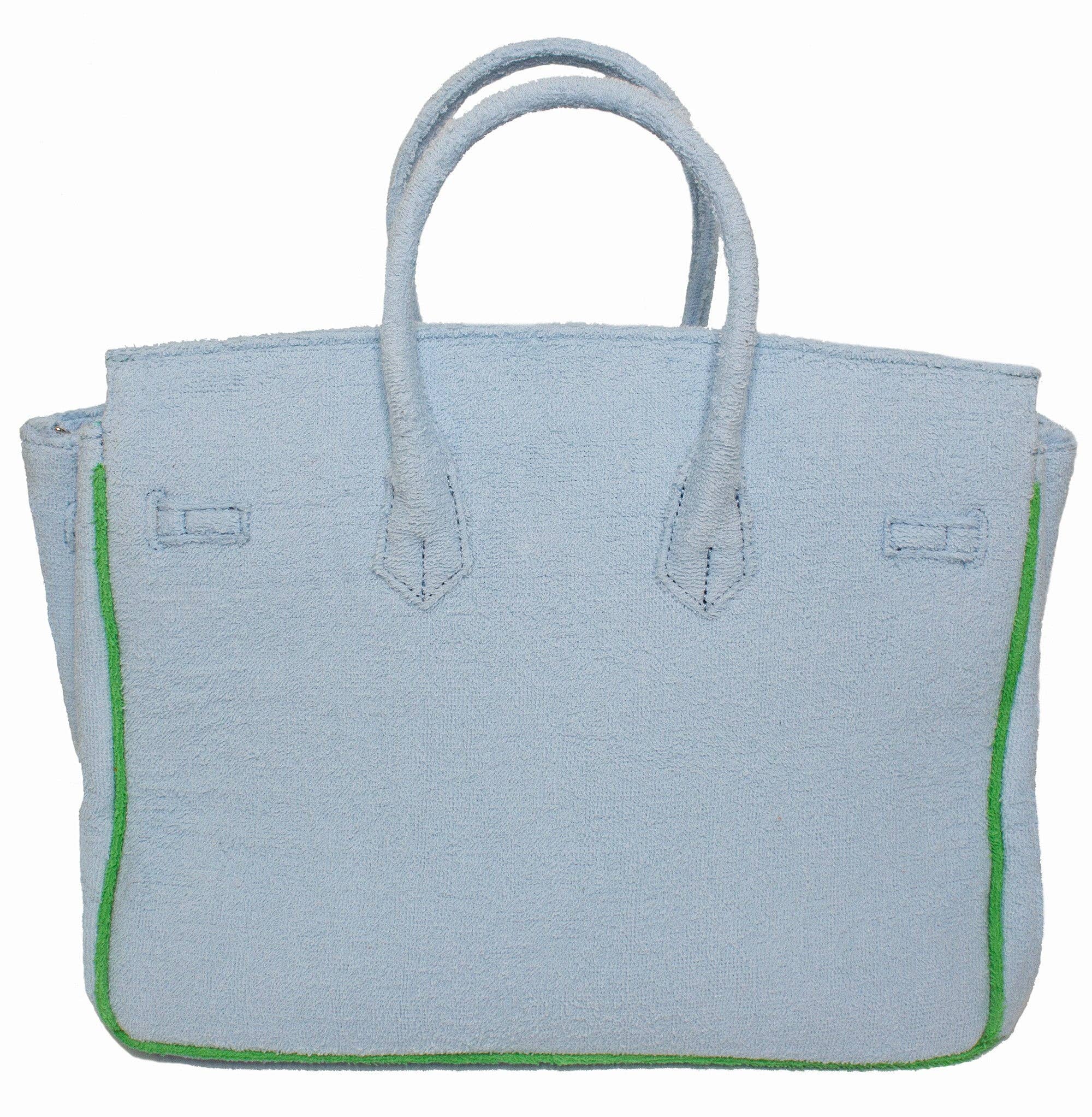 BEACH HAUS - Seaside Terry Tote - Powder Blue Large