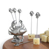 Vagabond House - Pewter Blue Crab Cheese Pick Set
