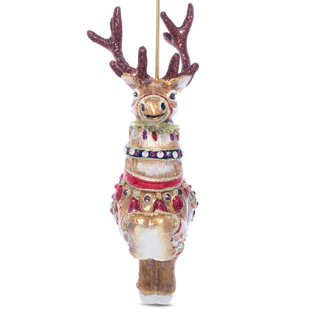 Jay Strongwater - Dancer Glass Ornament
