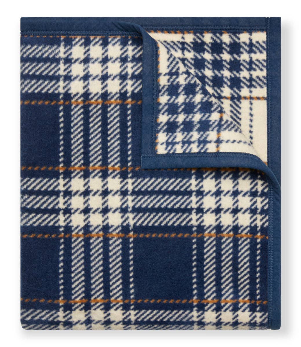 ChappyWrap Blanket - Autumn Plaid Vintage Blue
