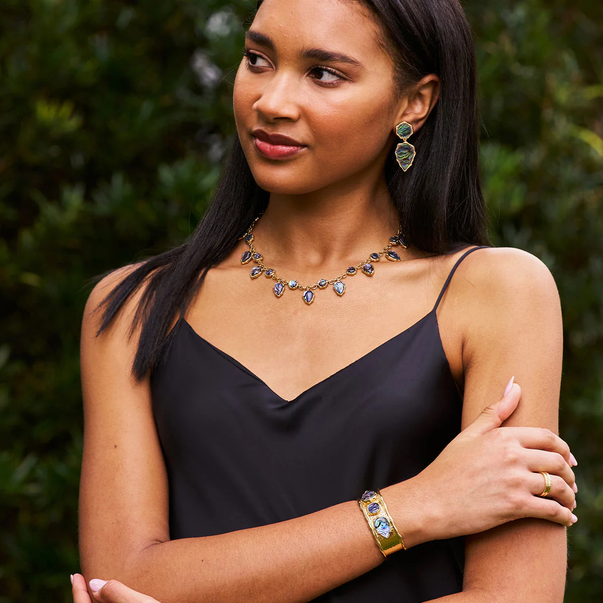 Capucine De Wulf Aurora Necklace, Abalone