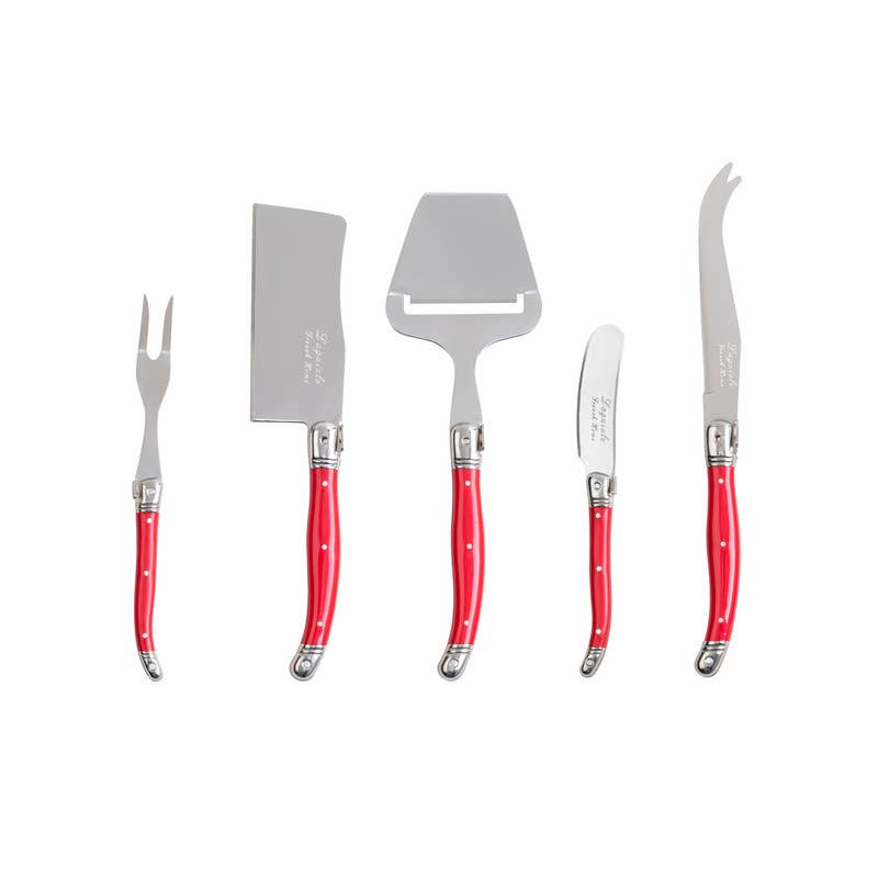 French Home - Laguiole 5 Piece Cheese Knife & Slicer Set